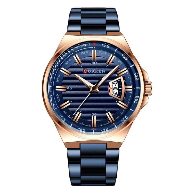 CURREN carryan 8375 reloj de hombre Reloj de hombre de acero inoxidable popular europeo y americano reloj de cuarzo impermeable casual image 1