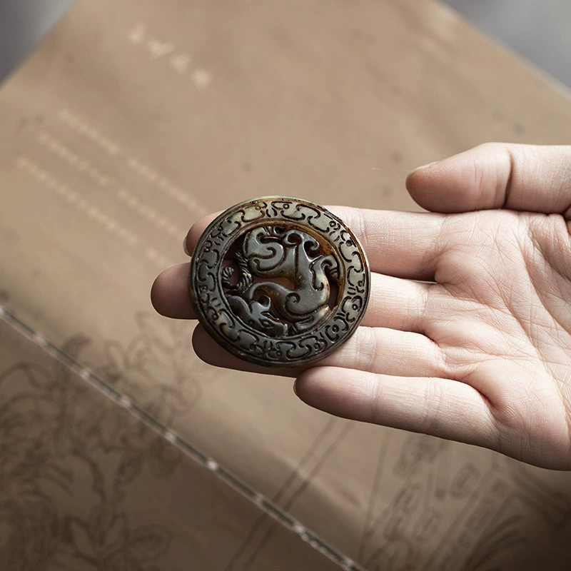 Антикварные изделия ручной работы полые подвесные аксессуары нефритовые и нефритовые подвески крышки чайных горшков крышки чайных принадлежностей