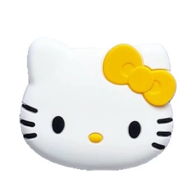 ПВХ мягкий клей-наклейка Hello Kitty KT котенок мягкий клей аксессуары для DIY чехол для мобильного телефона обувь декоративная наклейка