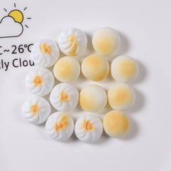 2021 New Resin Foodie baozi and small steamed buns DIY accessories micro landscape decoration phone case sticker