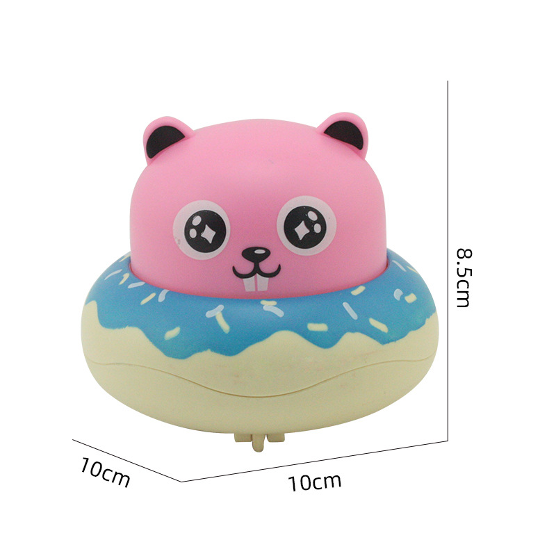 Presione el pequeño pato amarillo Tire hacia atrás coche motocicleta inercia coche de juguete para niños dibujos animados Niños y niñas lindo pato coche de juguete al por mayor