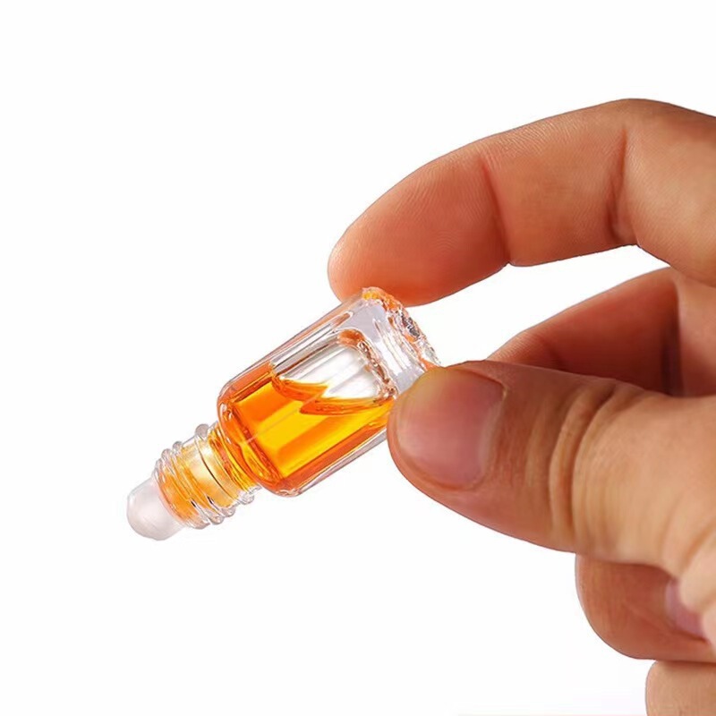 批发精油瓶透明3ml八角滚珠瓶空瓶按摩走珠瓶玻璃化妆品分装瓶|undefined