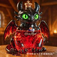 出口外贸髙硼硅玻璃无牙仔酒瓶工艺威士忌酒瓶白酒瓶创意酒瓶摆件