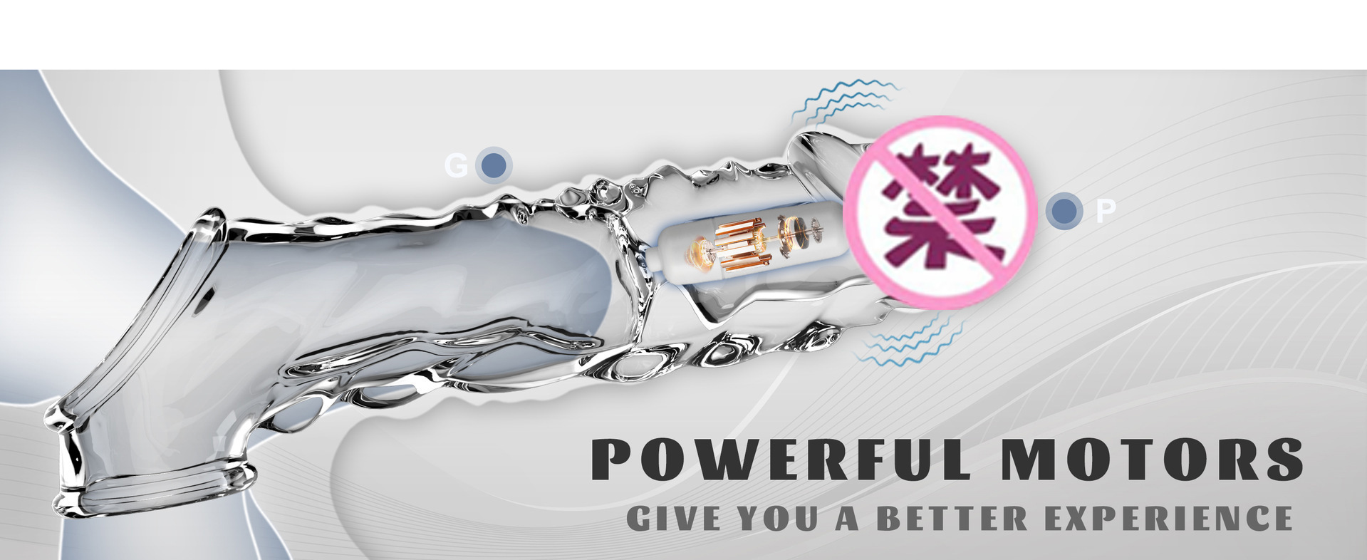 Vibrating Wolf-Tooth Delay Sleeve, Textured Lock-On Penis Extender for Couples — detail image 13