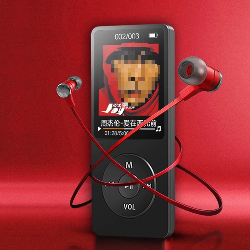 Музыкальный портативный компактный плеер для студентов, MP3, MP4, английский