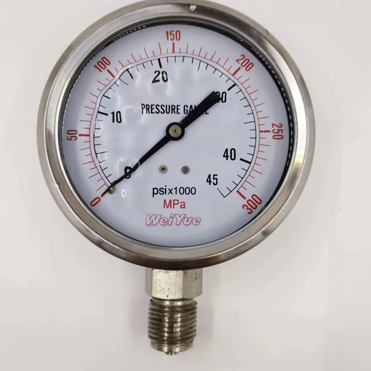 厂家上海维跃weiyue超高压力表YNBF100-300MPa/45000psi/3000bar