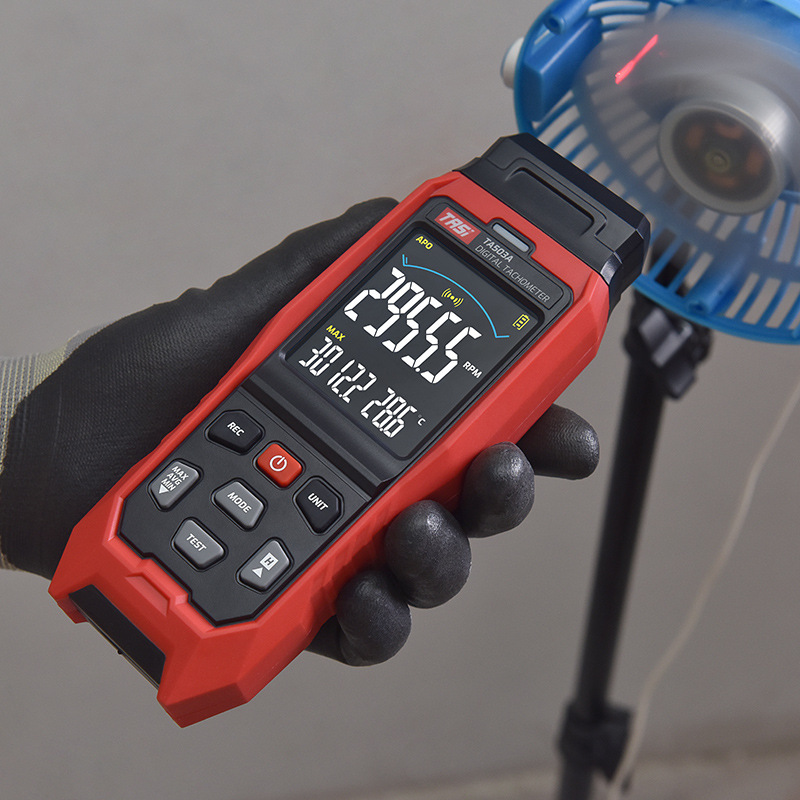 批发特安斯数显激光转速表TA503A接触式电机线速测速仪测速器转速