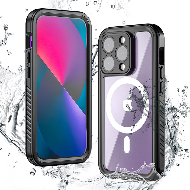 Foreign Trade New Model 6.1inch Suitable for Apple iphone14pro Waterproof Case, Drop-resistant and Dust-proof Magnetic Charging Mobile Phone Case Foreign Trade New Model 6.1inch Suitable for Apple iphone14pro Waterproof Case, Drop-resistant and Dust-proof Magnetic Charging Mobile Phone Case