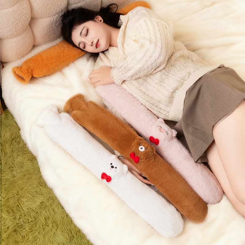 Bolsa de agua caliente larga inyección de agua para bebés plumbing extensión de chicas bolsa de agua caliente compresa caliente invierno cama cálida sábanas regalo image 1