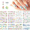 Nail stickers, summer fruit fresh fake nails for nails, suitable for import, new collection