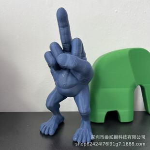 Cross -border new product Middle Finger Figure with Legs Funny Desk