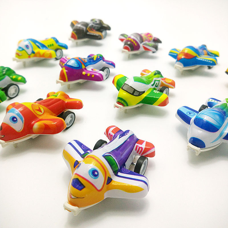 Carro de juguete de cabina pequeña aeronave para empujar pequeñas burbujas molino de viento regalo barato para niños pequeños juguetes lotes