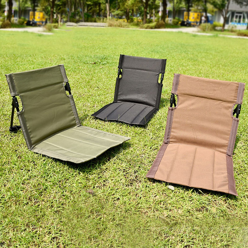 批发现货跨境亚马逊户外折叠沙滩花园躺椅便携式折叠椅地垫草坪椅