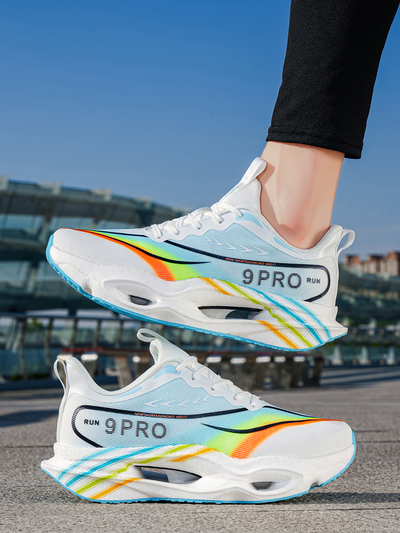 Insulated keep warm children's running sneakers for students
