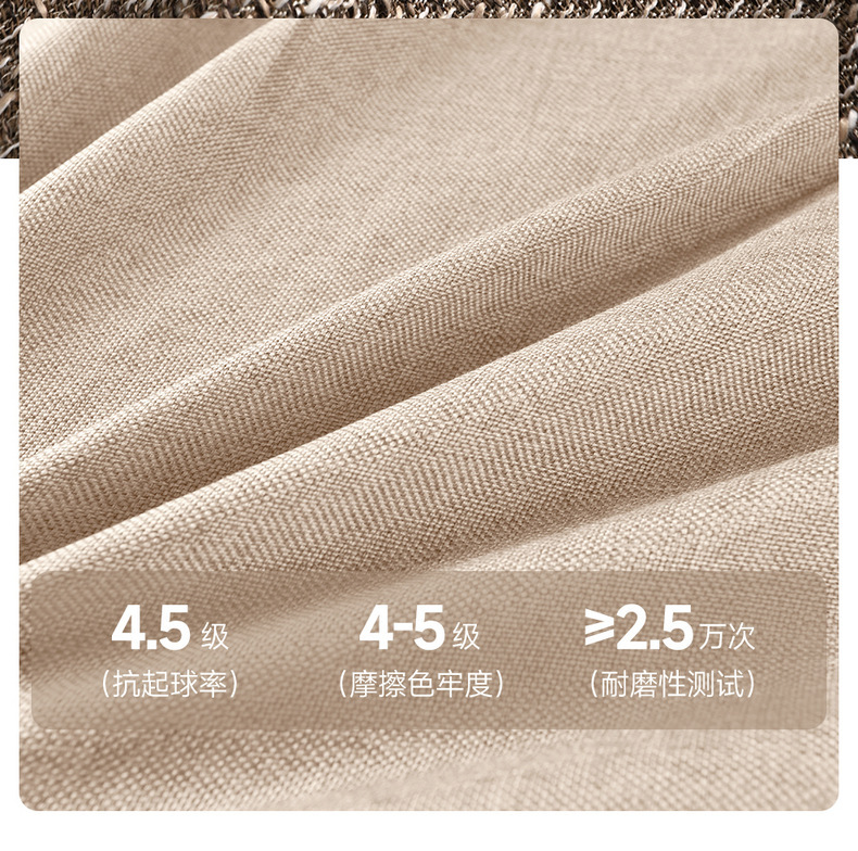 Temu Cross-Border Popular Linen Burlap Car Seat Cushion 2026 New Model Fabric Five-Seater Universal Seat Cover for All Seasons