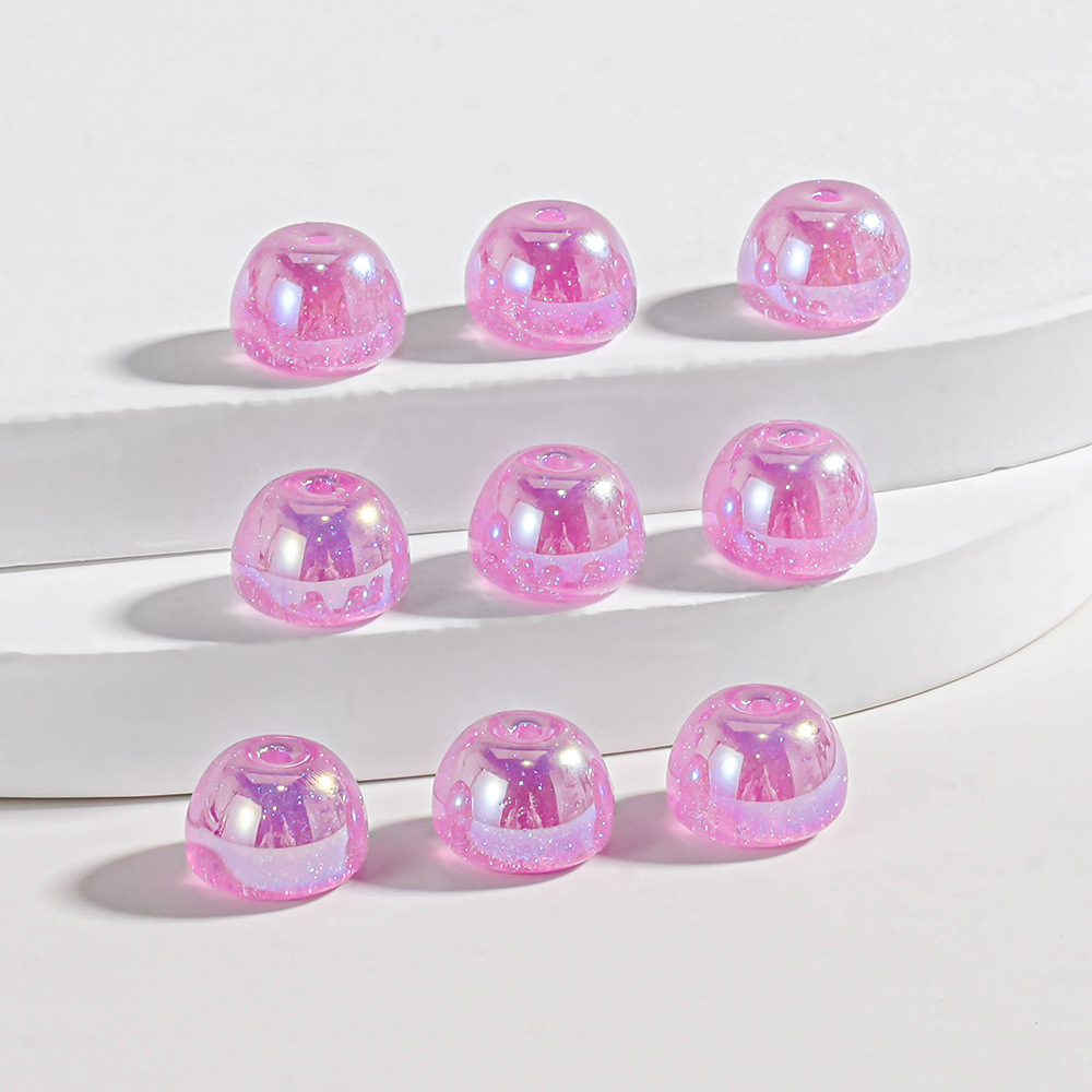Cuentas Heidi, cuentas de resina con forma de sirena de aguas profundas, cuentas de resina con orificio para hacer pulseras, material para bricolaje