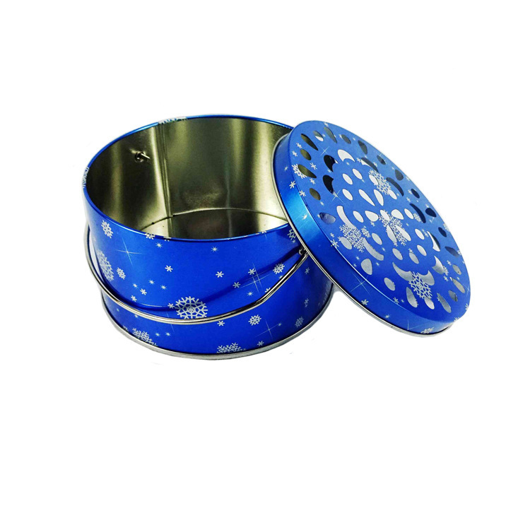 批发零售金属马口铁盖开孔蚊香手提铁桶蜡烛桶爆米花铁桶可定制！