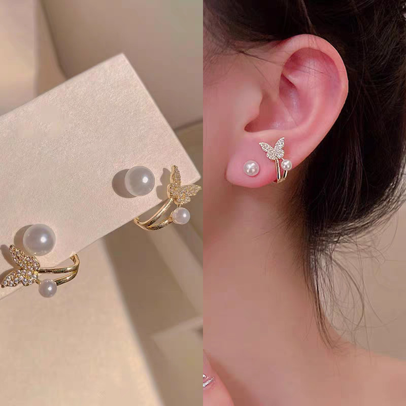 Pendientes transfronterizos, pendientes de metal de alta calidad, pendientes de 2025 nuevos pernos de moda, temperamento ligero y lujoso, pendientes de atmósfera