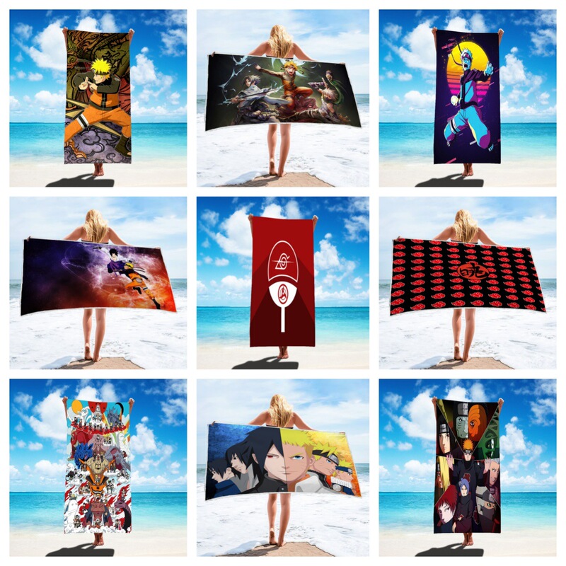 Naruto Series Amazon New Product Beach Towel Polyester Bath Towel Direct from Manufacturer Beach Towel Dropshipping Naruto Series Amazon New Product Beach Towel Polyester Bath Towel Direct from Manufacturer Beach Towel Dropshipping