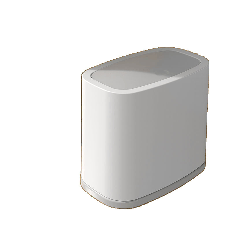 Cubo de basura del salón con tapa, cubo de almacenamiento en el dormitorio de casa, cocina grande, baño de la cocina, cesta de papel abatible de gran capacidad en la mesilla