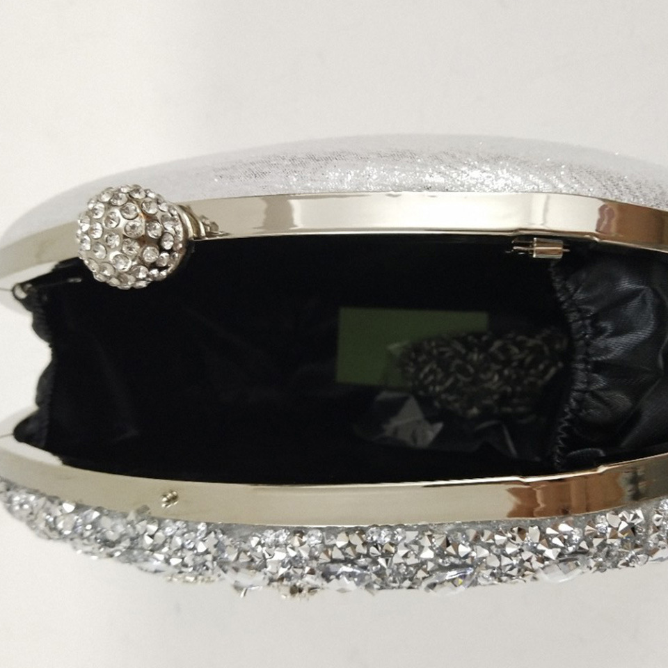 Pochette con strass per donna elegante borsa da sera gioiello_voghion.com