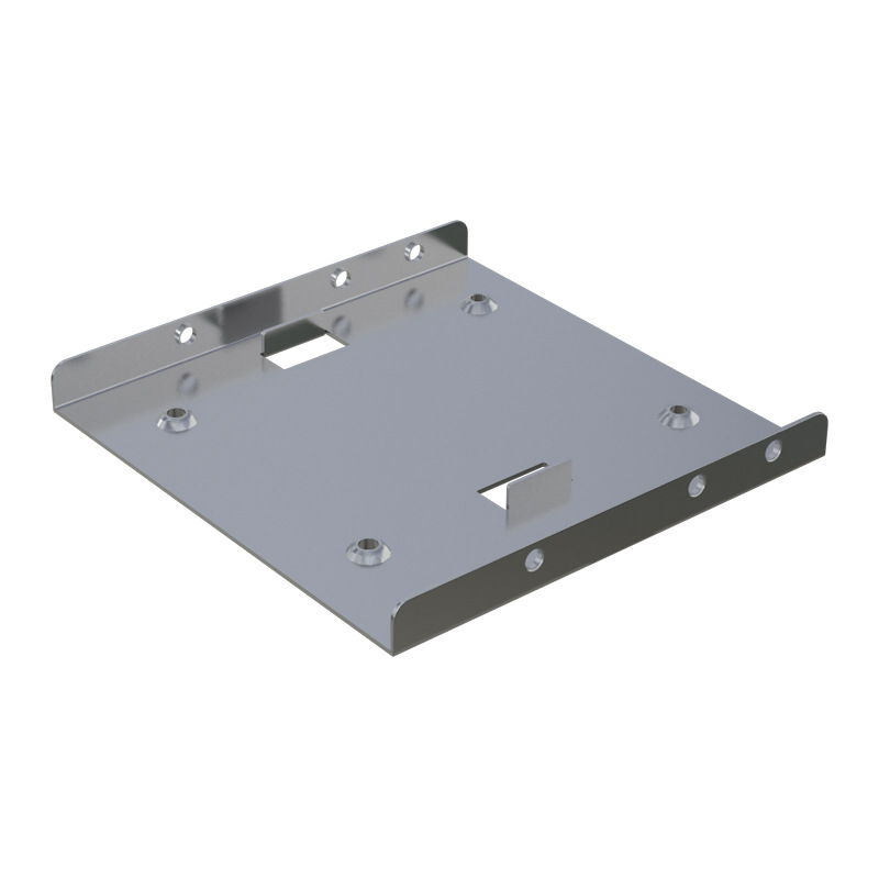 Aleación de aluminio disco duro de 2,5 pulgadas a la placa adaptadora de 3,5 pulgadas soporte de disco duro mecánico de estado sólido de 2,5 pulgadas caja de la computadora