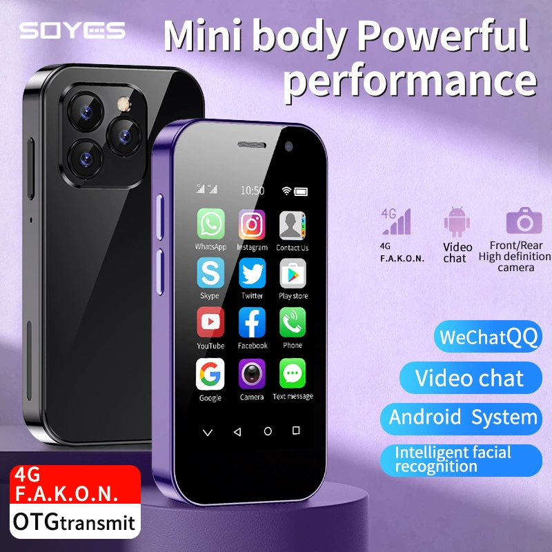 Смартфон (SOYES) XS14PRO — мини 4G Android, 2–3 ГБ ОЗУ, 16–64 ГБ встроенной памяти