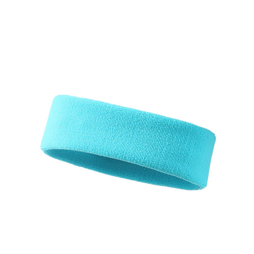 New product aerobics badminton sports antiperspirant band elastic solid color widened sweat-absorbent headband running sweat-guided headband wholesale