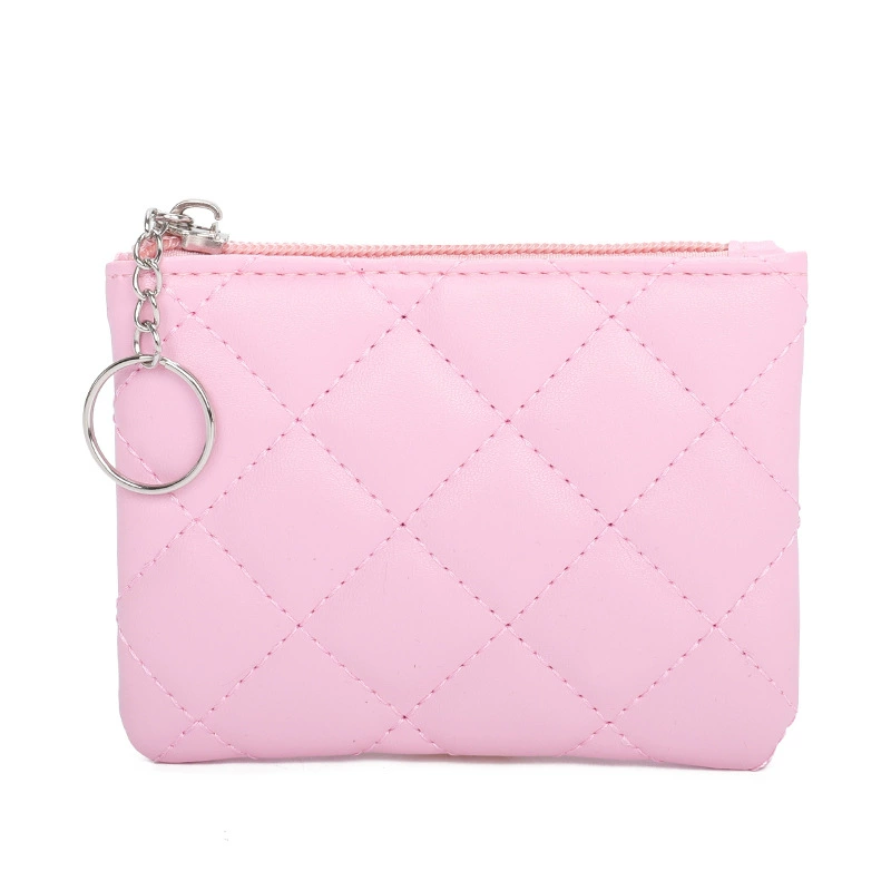Wallet, shoulder bag, polyurethane short small coins with zipper, cards, storage bag, 2022 collection