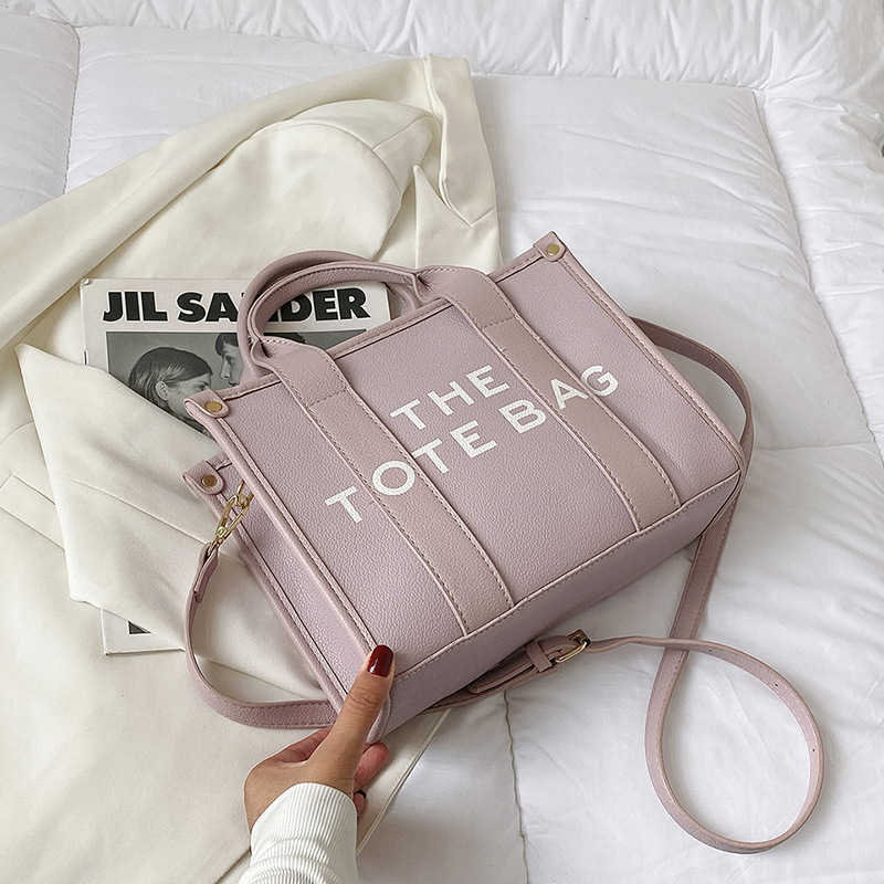 工場卸売 新品在庫あり トートバッグ ロゴ印刷可能 トレンド感溢れる万能ファッション クロスボーダー レディース PU ショルダーバッグ