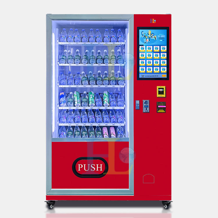 2025 Nuevos productos| Bebidas frías snack escaneo de código vendedor| 24 horas sin auto-servicio| Fábrica de cabello directo