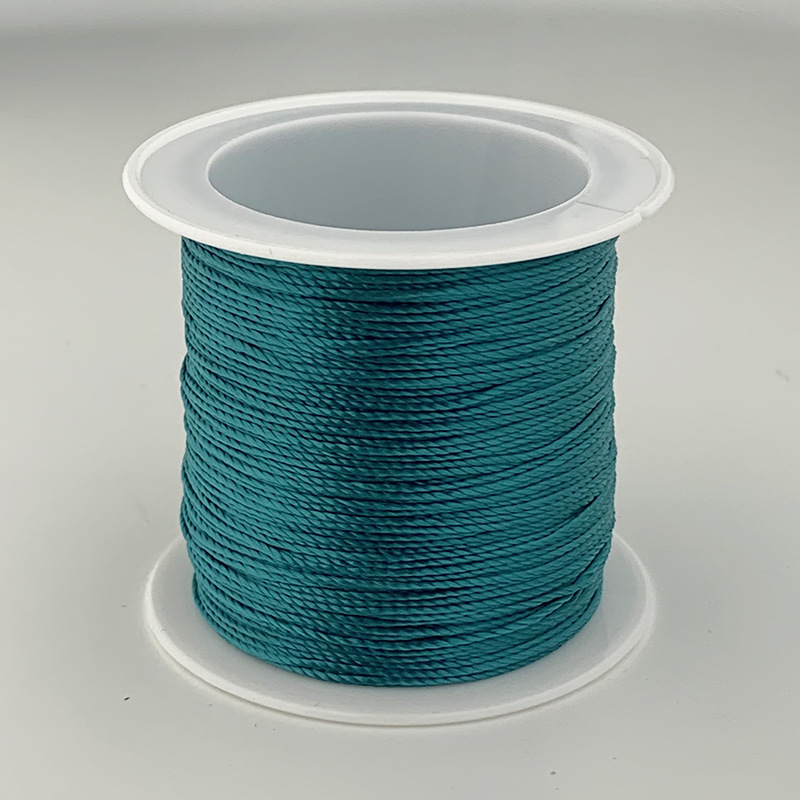 12 hilos de alambre trenzado hilo rojo hilo de color Morandi cuerda trenzada collar cuerda cuerda trenzada a mano material de bricolaje