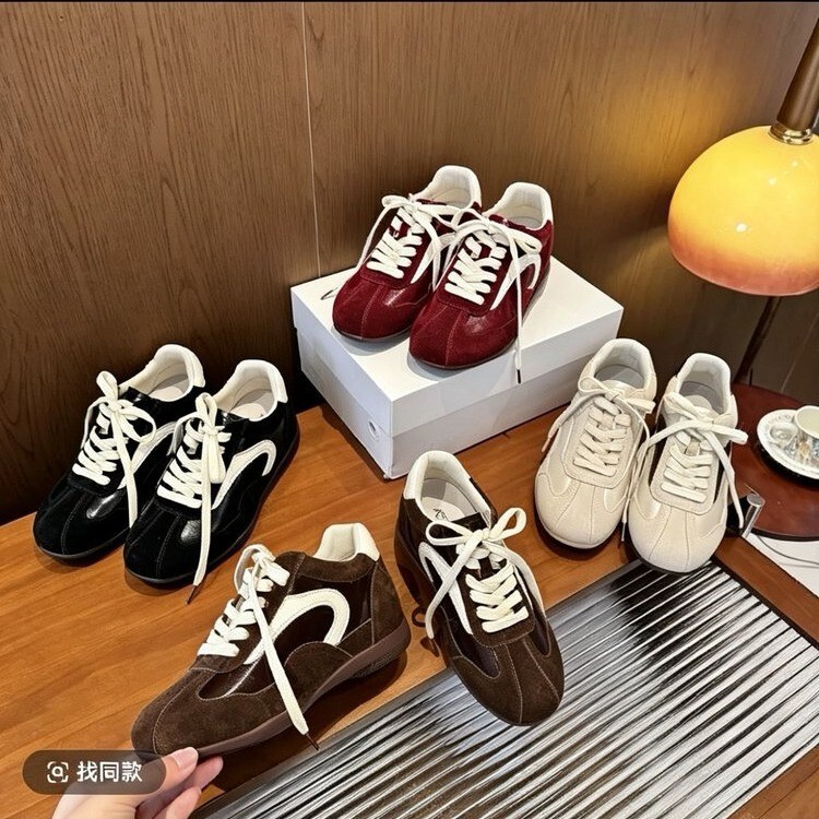 6.5cm invisible inner height-increasing German training shoes, women's autumn collection, retro style, 2026 new model, versatile casual shoes for petite women 6.5cm invisible inner height-increasing German training shoes, women's autumn collection, retro style, 2026 new model, versatile casual shoes for petite women