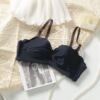 Push up bra, underwear for elementary school students, bra top, wireless bra, supporting sexy set, Korean style