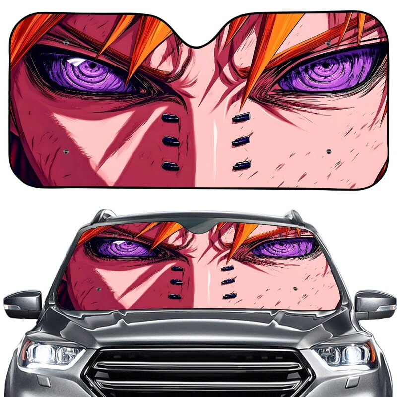 International Platform Custom-Printed Suction Cup Sunshade Mixed Batch Anime Custom-Made Universal Car Summer Heat Insulation Aluminum Foil