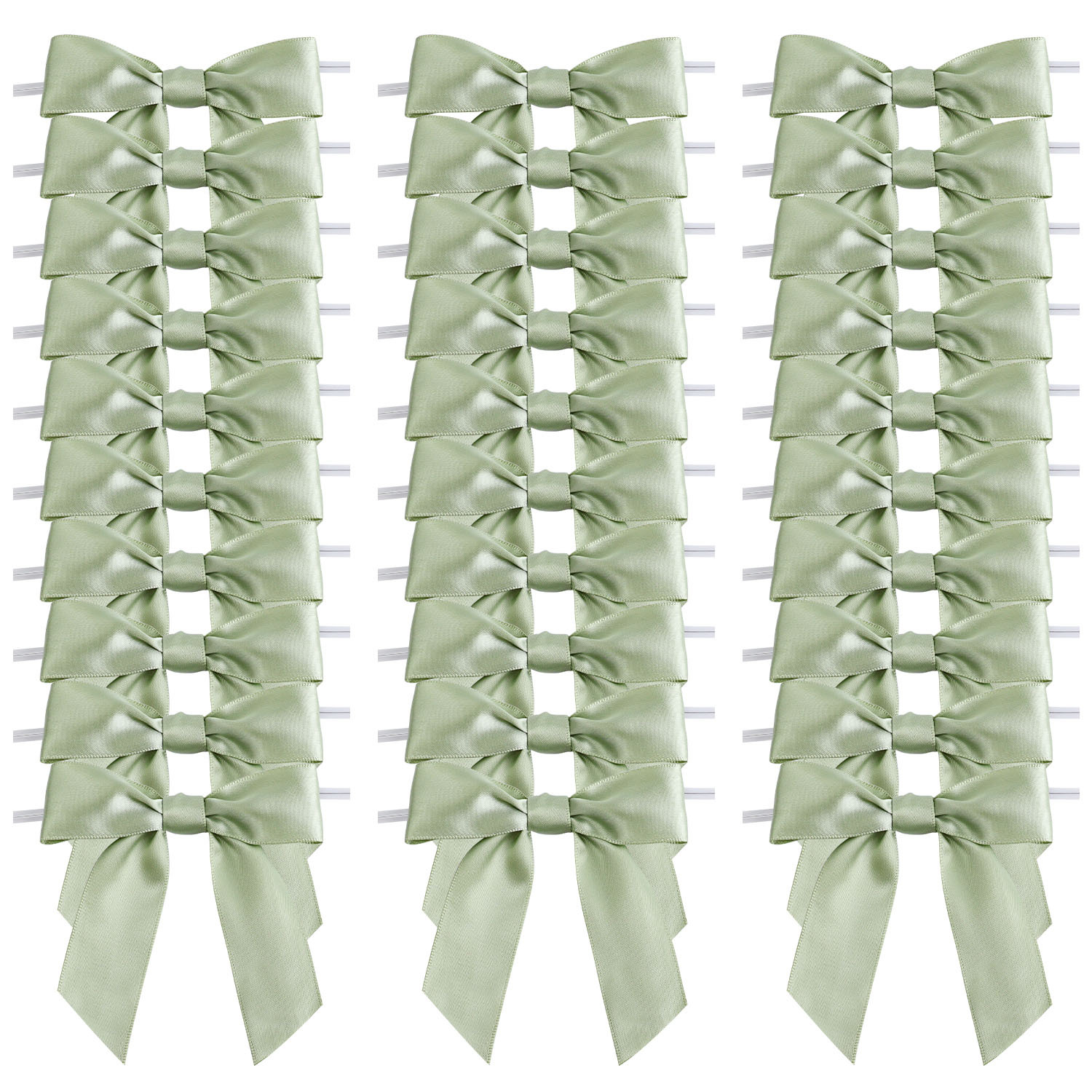 Embalaje de pastel de horneado personalizado sellado regalo arco DIY multicolor mano nudo transparente arco de alambre