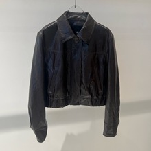 2026春季新款女装通勤休闲简约显瘦时尚短款夹克皮衣外套 101122