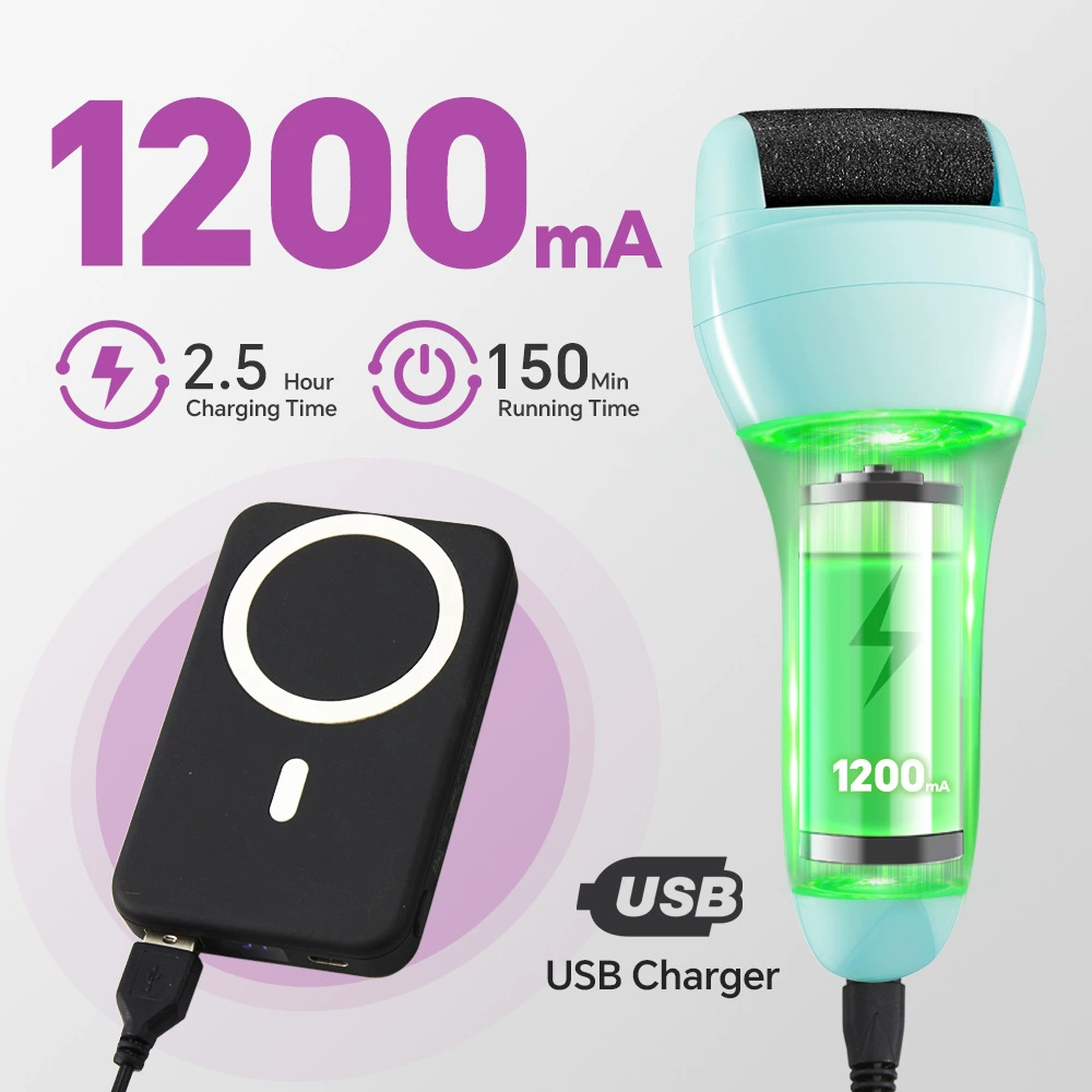 Новая автоматическая обработка ступни, USB зарядка электрическая ступня, шлифовка кожи, гладкая и ровная, ороговевшая кожа на коже ступни нож
