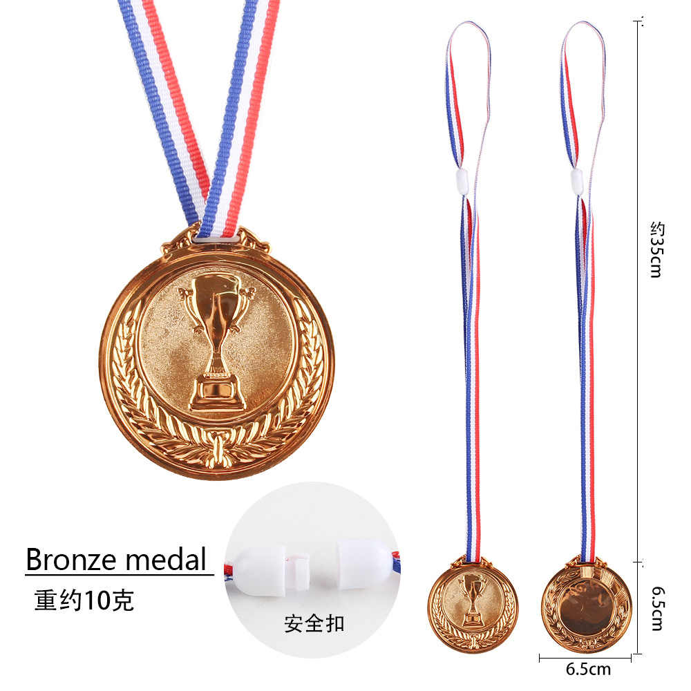 Trofeo medalla olivo Super Bowl Copa del Mundo fútbol trigo oreja medalla de oro campeón Copa plástico deportes Juegos Accesorios de recompensa