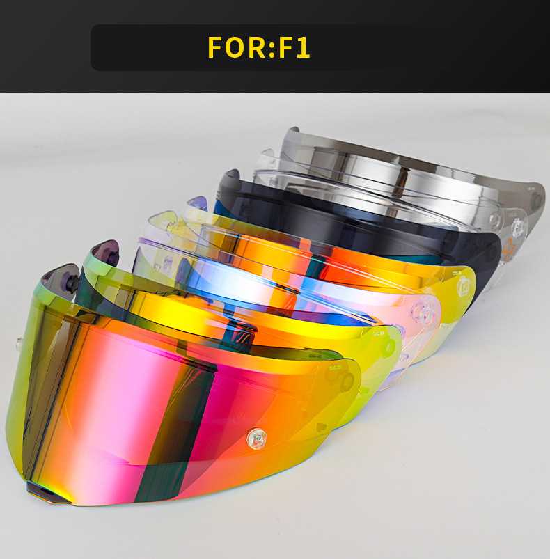 Soamn Motorcycle Helmet Lens Adapted to Soman-F1 Model Helmet Lens Motorcycle Helmet Safety Lens