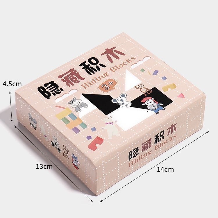 Weiweihu rompecabezas de bloques de construcción ocultos Amazon venta caliente entrenamiento de pensamiento para niños batalla interactiva entre padres e hijos juguetes educativos