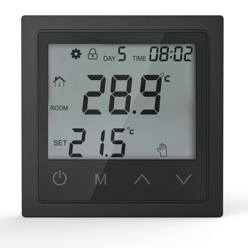 电采暖温控器 控制器16A  电热膜发热电缆 欧式外 贸地暖温控器