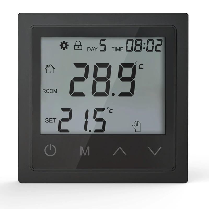 Электрический нагревательный термостат контроллер 16A электрический нагревательный пленочный нагревательный кабель европейский тип внешней торговли подогрев пола термостат