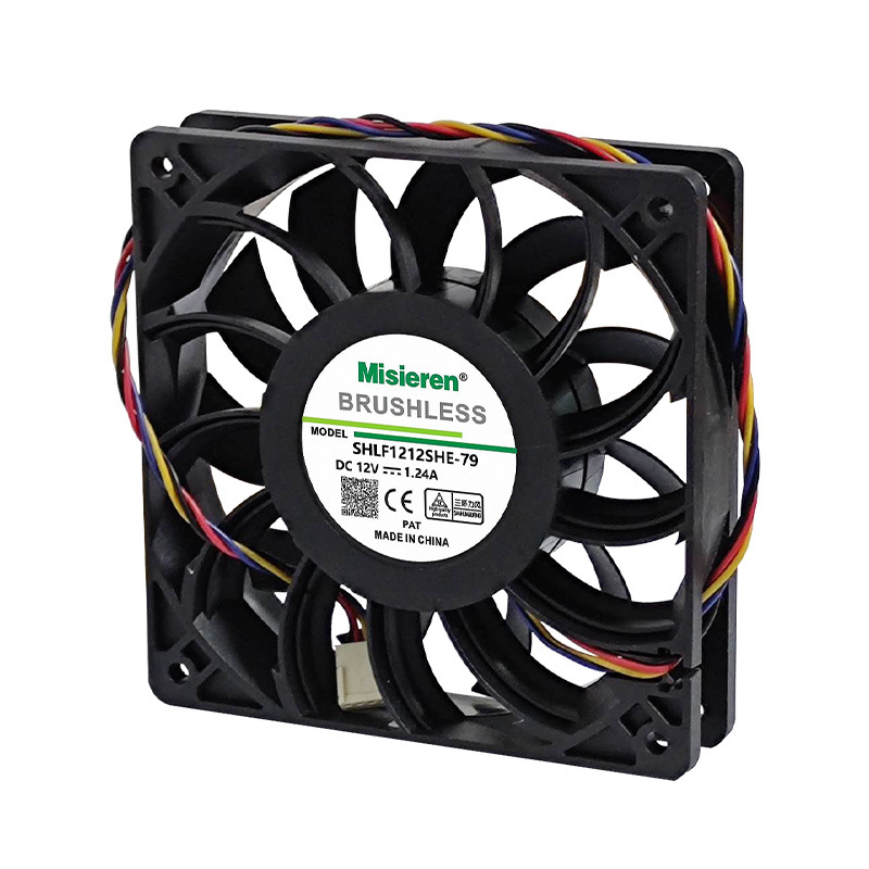 1202512V1.24AFFB1212SH12CM/厘米PWM调速显卡机箱暴力散热风E18