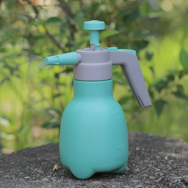 Jardín de plástico jardinería a prueba de explosiones regadera rociador neumático riego multi-carne squeeze riego olla