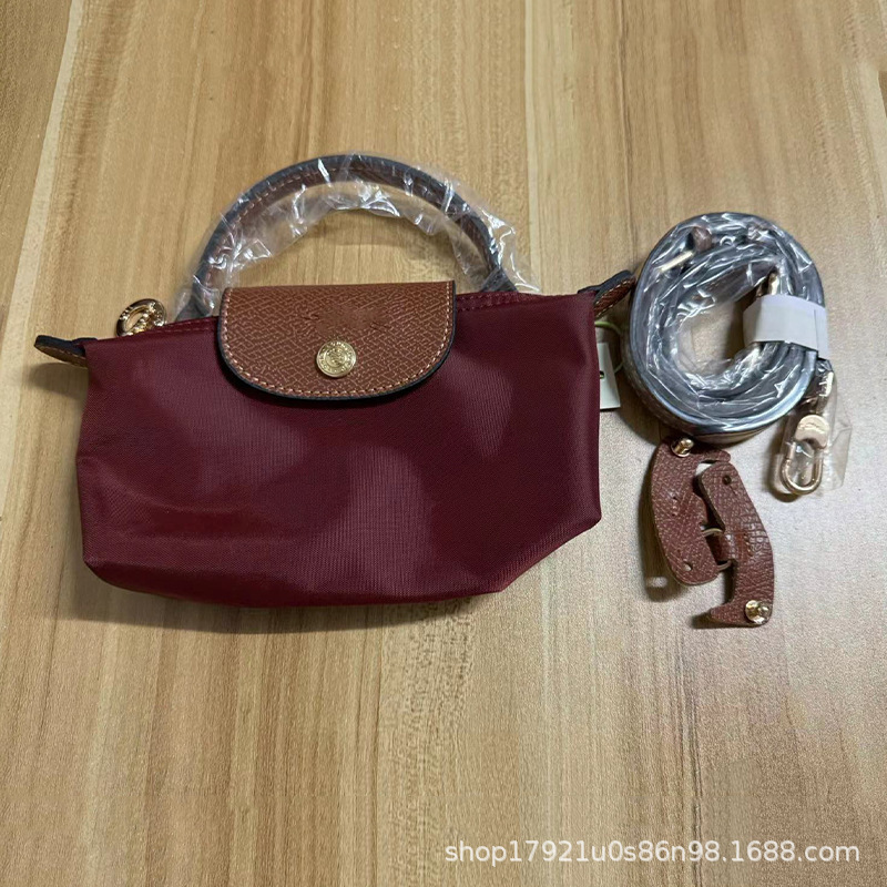 跨境高品牛皮手柄mini饺子包斜挎单肩手机包零钱包手拿包女士迷你|undefined