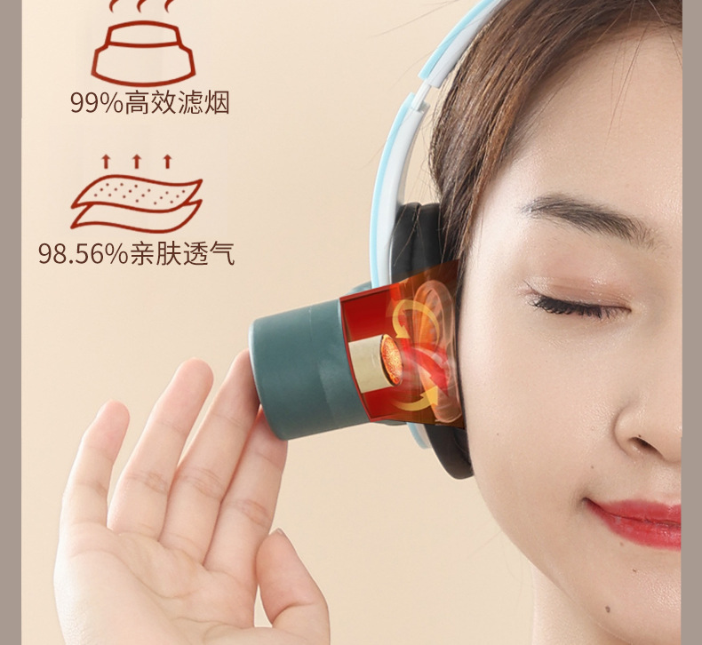 Ear Moxibustion Device with Moxa Sticks Home Ear Warming Tool for Relaxation 40 Moxa Cones specifications