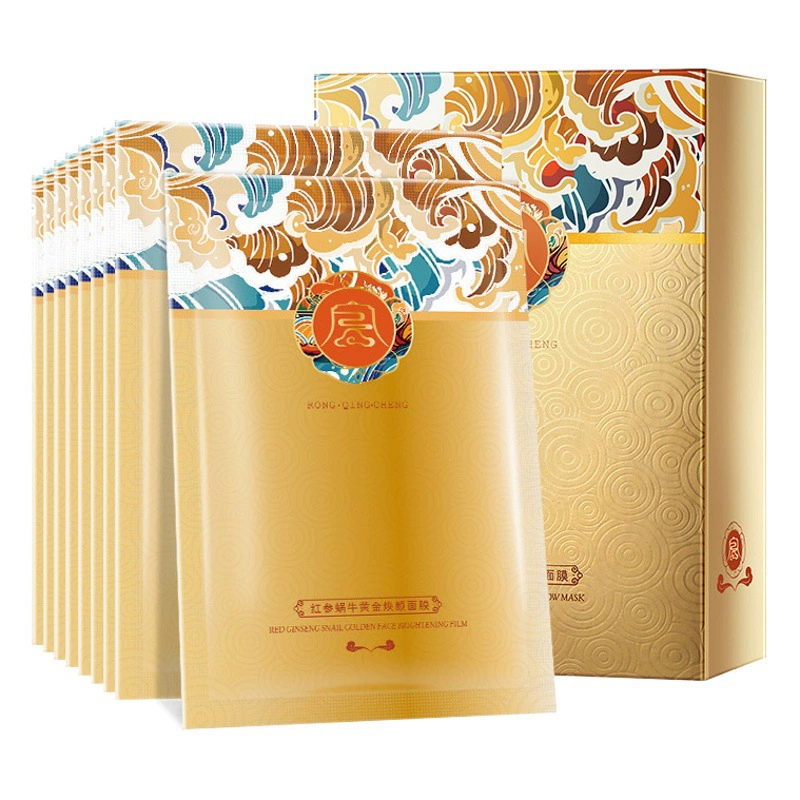 Rongcheng воскрешение трава маска + Rongcheng белый трюфель красный женьшень улитка маска 10 штук Заводской магазин