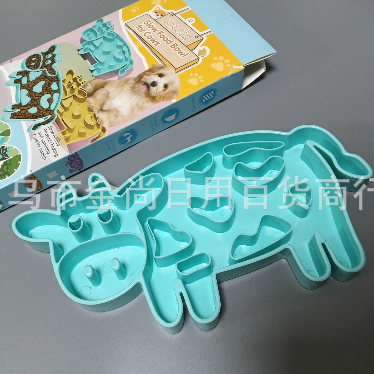 Perro anti-derribar gato lamper comida para mascotas doble tazón de comida para perros platos de comida para mascotas pan para mascotas comida lenta tazón