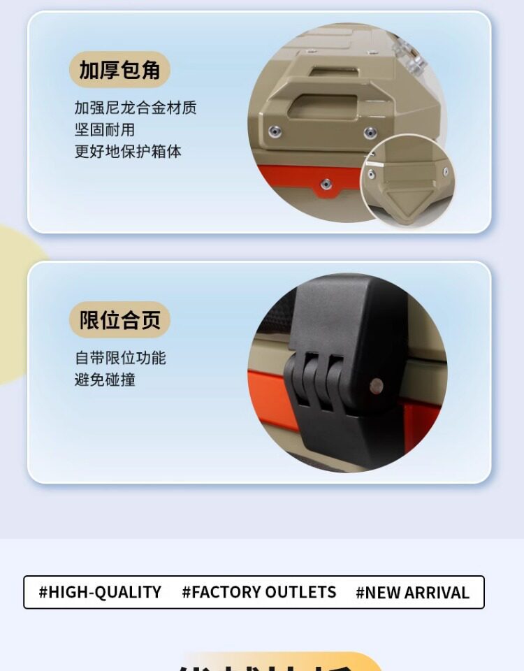 Wanlihao electric vehicle rear trunk, motorcycle trunk, large capacity, suitable for Niu F100F200400T storage box